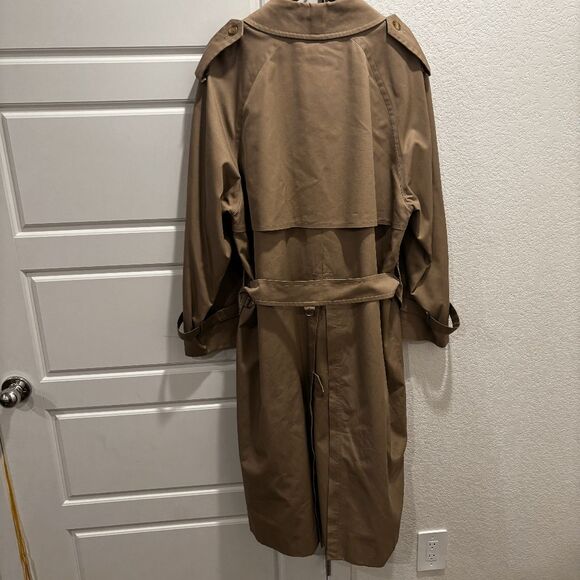 Burberry London Trench coat Nova Check Vintage Woman 44 US Liner Double Breasted - Picture 6 of 16